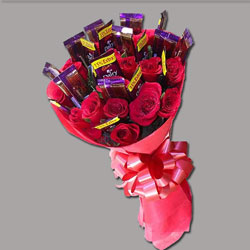 "Talking Roses (Print on Rose) (6 Yellow Rose) Happy Valentines Day - Click here to View more details about this Product